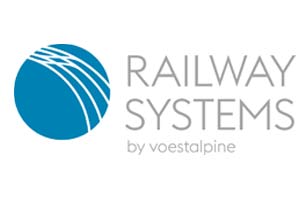 Logo der voestalpine Turnout Technology Germany GmbH, ein Unternehmen der voestalpine Railway Systems Gruppe